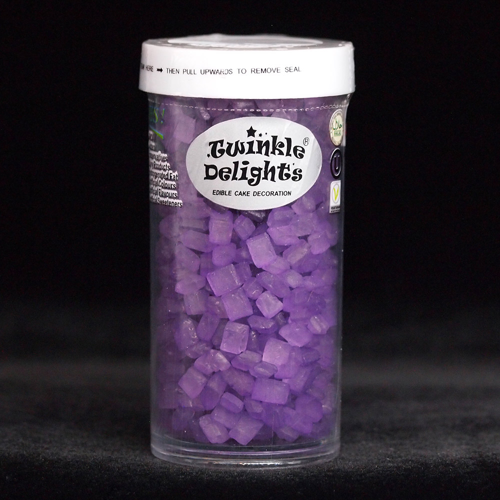 天然紫色蛋糕装饰大砂糖-单格瓶
